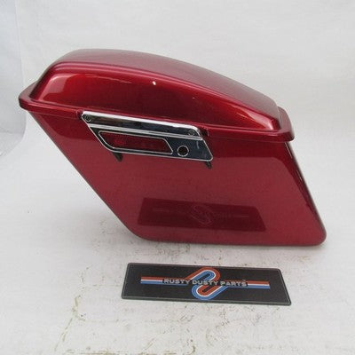 Harley Davidson OEM 12-16 FDL Dyna Switchback Left Hard Saddlebag Red