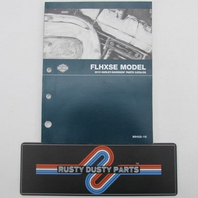Harley-Davidson Official Factory 2010 FLHXSE Model Parts Catalog 99433