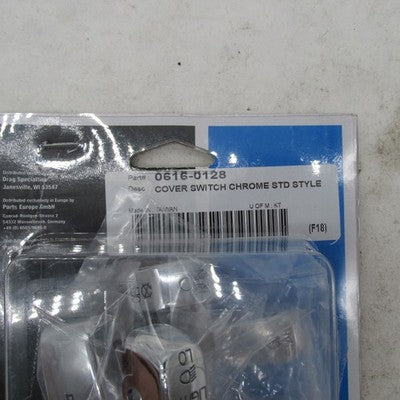 Drag Specialties 96-13 Harley Chrome Switch Cap Kit *Damaged Button* 0