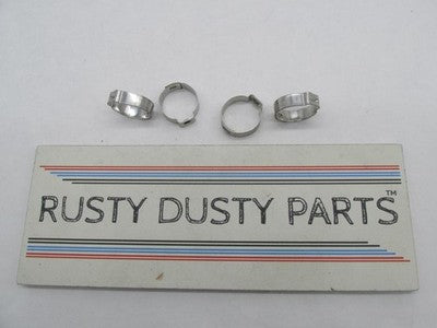 Lot of 4 Harley Davidson Genuine NOS Keystone Drain Hose Clamps 10086