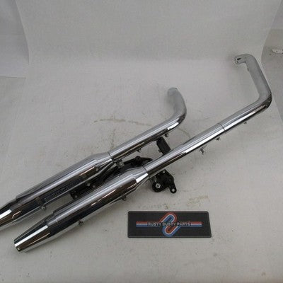 Harley-Davidson OEM Softail Chrome Exhaust System 64711-08 64712-08