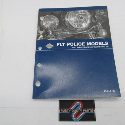 Harley-Davidson Official Factory 2007  FLT Police Models Parts Catalog