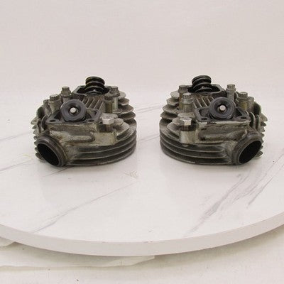 Pair Harley OEM Front & Rear Cylinder Heads Ironhead Sportster 16681-5