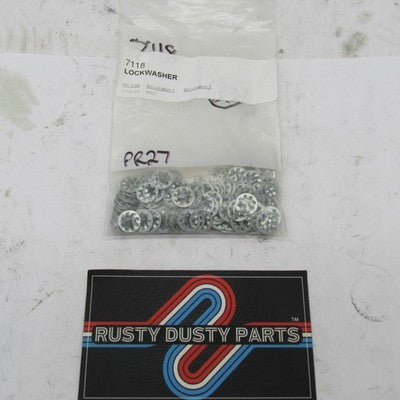 Lot of 100+ Harley-Davidson OEM NOS Internal Tooth Lockwashers 7118