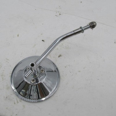 Moto Iron 3" Chrome Round Mirror w/ Stem Harley Sportster Dyna Chopper