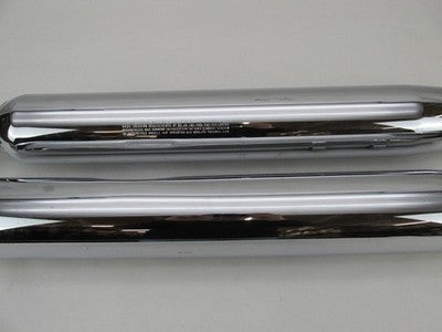 Pair of Harley Davidson Genuine Stock Exhaust Mufflers 65539-95A 65538