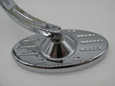 Pro One Harley Davidson Chrome Slotted Oval Right Side Side Mirror