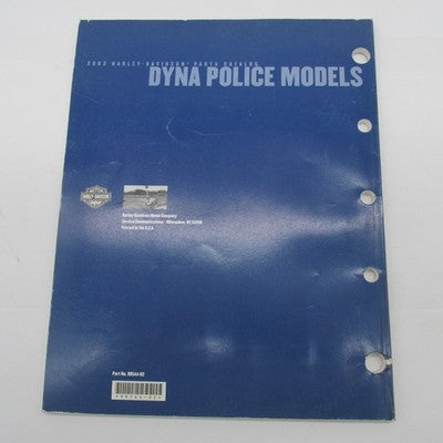 Harley-Davidson OEM 2002 Dyna Police Models Parts Catalog 99544-02