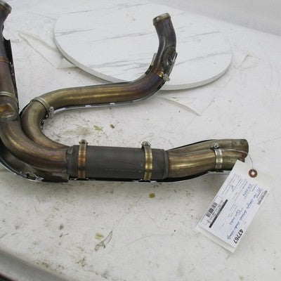Harley OEM Catalytic Exhaust Headers w/ Shields 12-17 Dyna FXDF FXDWG