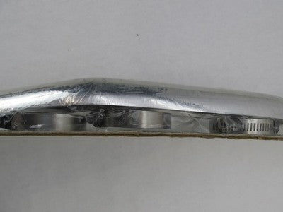 Harley Custom Chrome Front Heat Shield for Dyno Power Stagger Exhaust