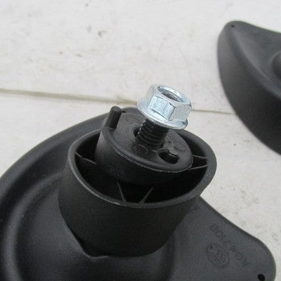 Pair of Harley Davidson OEM 14-25 Touring Batwing Fairing Mirrors Blac