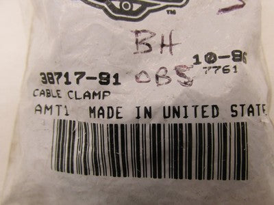 Lot of 9 Harley-Davidson Genuine NOS Black Cable Clamps 38717-91