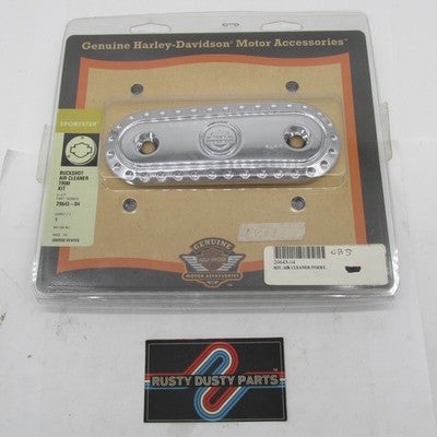 Harley-Davidson OEM NOS XL Chrome Buckshot Air Cleaner Trim Kit 29643-