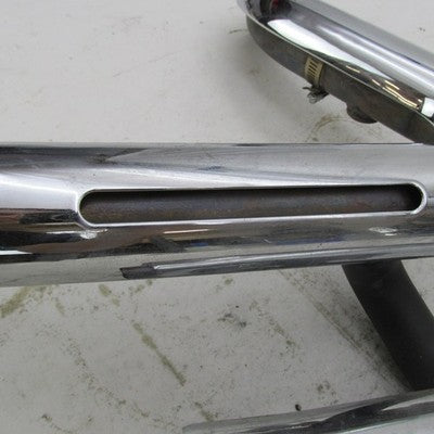Harley OEM 18-Up M8 Fat Boy Breakout Exhaust Headers w/ Chrome Shields