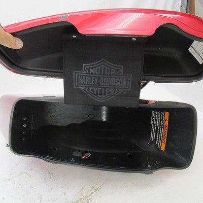 Harley Davidson OEM 12-16 FDL Dyna Switchback Left Hard Saddlebag Red