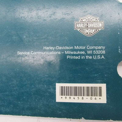 Harley-Davidson Official Factory 2006 VRSCSE2 Model Parts Catalog 9945