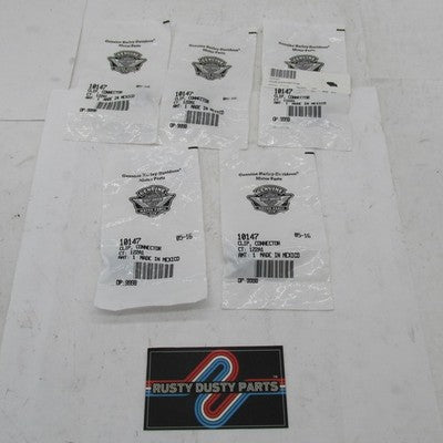 Lot of 5 Harley-Davidson OEM Wiring Harness Connector Clips 10147