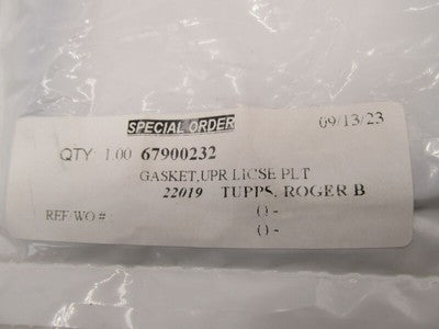 Harley-Davidson Genuine NOS CVO Road Glide License Plate Gasket 679002