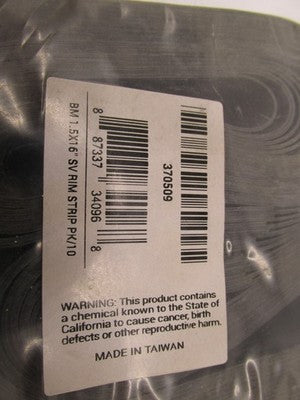Pack of 10 Bike Master Motorcycle 1.5X16" Side Valve Wheel Rim Strips