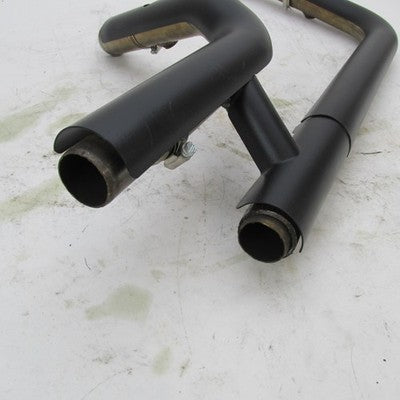 Harley OEM Stock 18-24 Softail M8 Exhaust Header w/ Black Heat Shields
