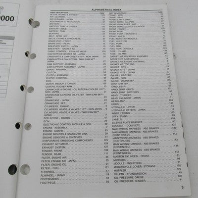 Harley-Davidson Official Factory 2009 FLTRSE Model Parts Catalog 99433
