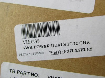 Vance & Hines NOS Dresser Power Dual Head Pipes Heat Shields 1802-0362