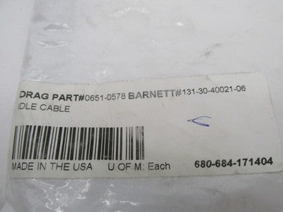 Barnett NEW NOS Stealth Series +6" Idle Cable 131-30-40021-06