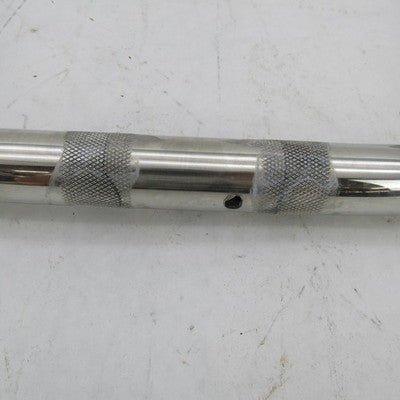 Harley OEM 1.25" Fat Mini Ape Hanger 10" Rise Chrome Drilled Handlebar
