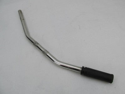 Harley-Davidson Chrome Flat Tracker Handlebars 27" wide w/ Rubber Grip