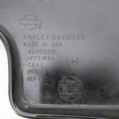 Pair of Harley-Davidson OEM Touring Side Covers Vivid Black 66048-09A