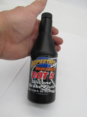 Spectro Oil NOS Heavy Duty DOT 5 Silicone Brake Fluid - 12 oz. Bottle