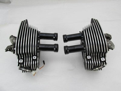 Indian OEM Engine Cylinder Head Pair, Front and Rear, Black 3022668 30