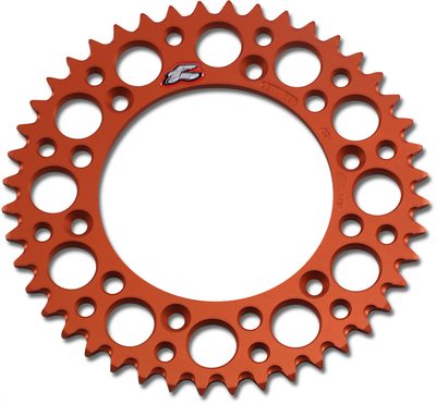 Renthal Ultralight Rear Sprocket 44T Orange 224U-520-44GPOR