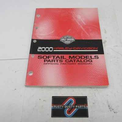 Harley-Davidson OEM Official 2000 Factory Softail Models Parts Catalog