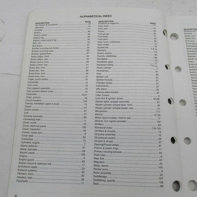 Harley-Davidson Official Factory 2003 Dyna Police Models Parts Catalog