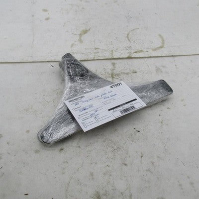 Pair Harley OEM Gloss Black Sissy Bar Side Plate Kit 84-95 FXSTC FXSTS