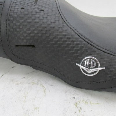 Harley Davidson OEM 08-23 Touring Road King Basket Weave 2-Up Seat 523