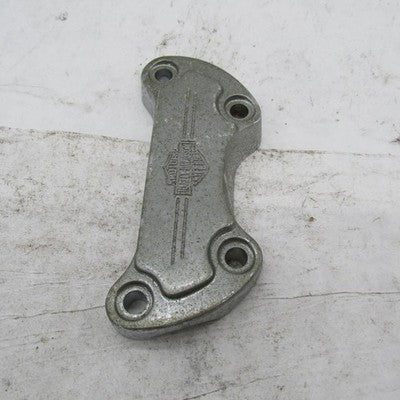 Harley Davidson OEM Chrome Bar Shield Logo Handlebar Top Clamp 56568-8