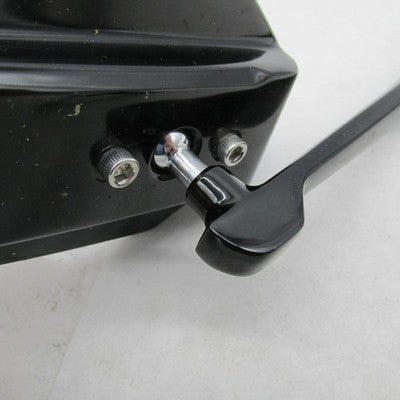 Pair of Harley-Davidson OEM Black Dominion Mirrors *Right is Cracked*