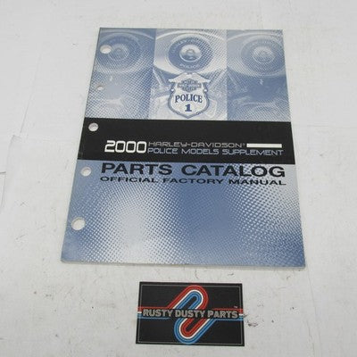 Harley Davidson OEM 2000 Police Models Supplement Factory Manual 99545