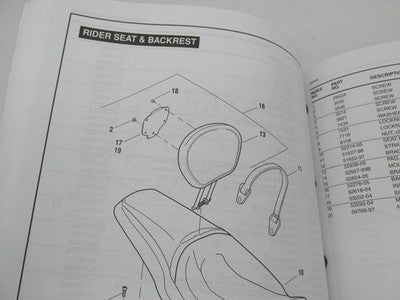 Harley Davidson Official Factory 2005 FLHTCUSE2 Models Parts Catalog 9