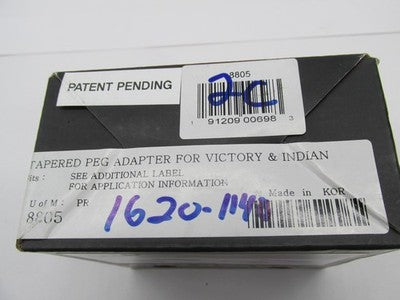 Kuryankyn Victory Indian Tapered Chrome Foot Peg Adapters 8805