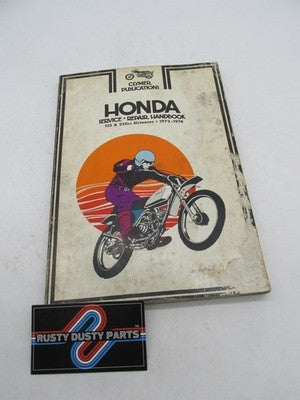 Honda Clymer 125 and 200cc Elsinores 1973-1974 Service Repair Manual H