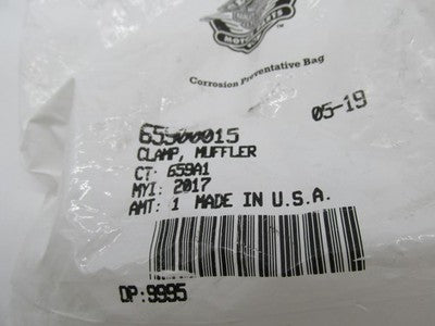 Harley Davidson Genuine NOS Muffler Clamp 65900015