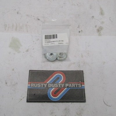 Lot of 12 Harley-Davidson OEM NOS M6 Regular/Plain Washers 6837M