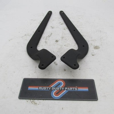 Pair of Harley Wrinkle Black Rear Fender Supports Night Train 59066-03