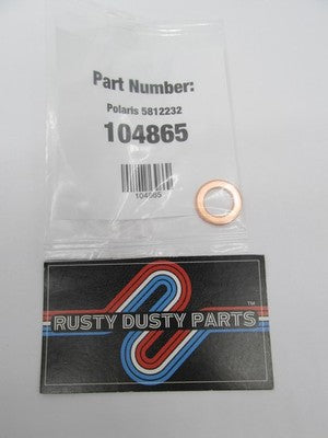 Polaris Genuine NOS OEM Crankcase Copper Washer 104865 5812232