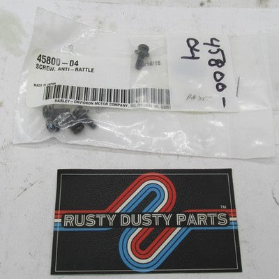 Lot of 5 Harley-Davidson OEM NOS Clutch Lever Anti-Rattle Screws 45800