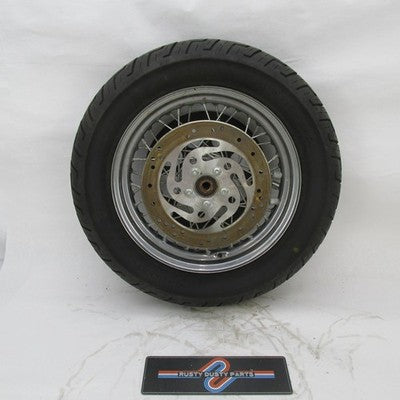 Harley OEM Softail 16x3x3/4" Rear Spoke Wheel w/ Tire, Rotor & 70T Bel