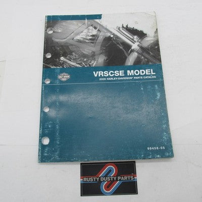 Harley-Davidson Official Factory 2005 VRSCSE Model Parts Catalog 99458